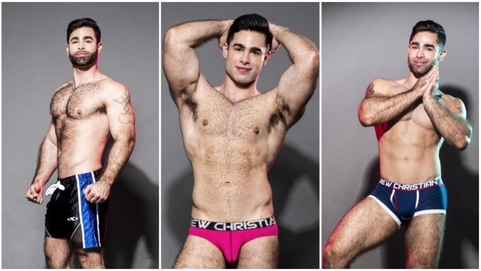Lucas Leon Crowned Newest Andrew Christian 'Trophy Boy'