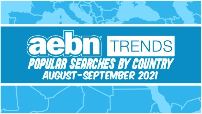 AEBN Reveals Popular Searches by Country for August, September