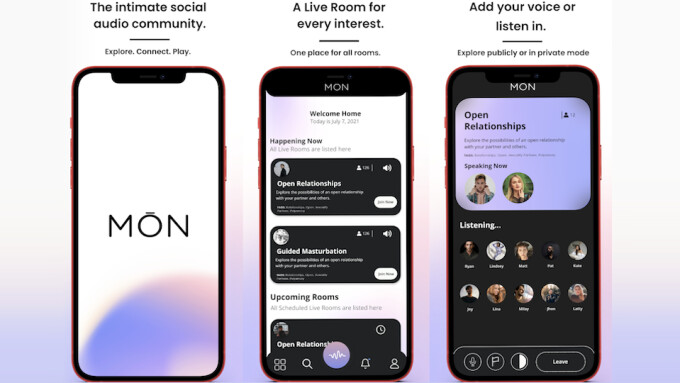 MON Launches New Live Social Audio App for Sex-Positive Communities