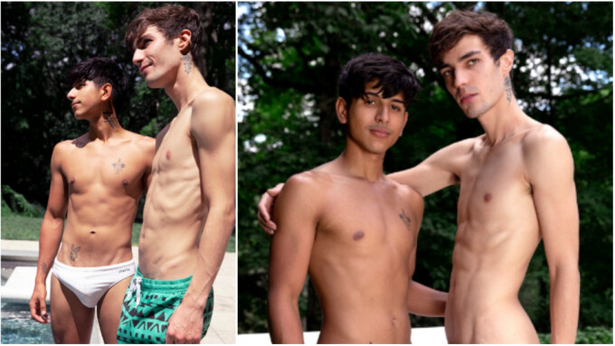 Noah Fox Pairs With Jacob Acosta for CockyBoys Debut