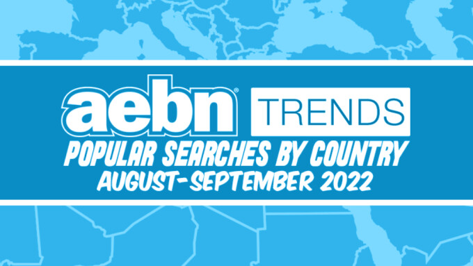 AEBN Publishes Popular Searches by Country for August, September
