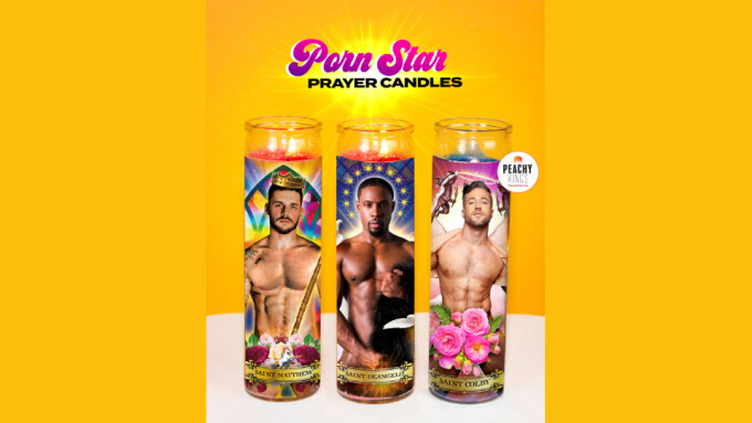Peachy Kings & Tom of Finland Store Release Porn Star Prayer Candles