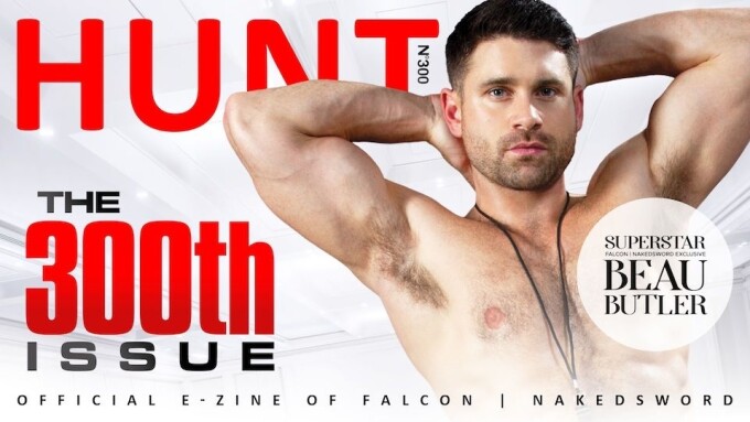 Falcon/NakedSword Marks 300th Issue of 'Hunt' eZine