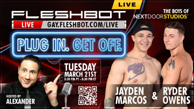 Next Door Exclusives Jayden Marcos, Ryder Owens to Guest on 'Cybersocket Live' Tomorrow