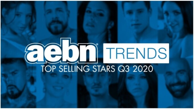 AEBN Top Stars for Q3 Include Angela White, Boomer Banks