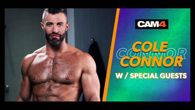 Cole Connor Joins CAM4 With 3 Weekly Live Shows