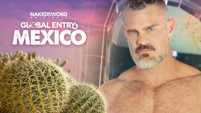 Landon Conrad Returns to NakedSword in 'Global Entry: Mexico'